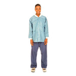 Cardinal Coats Hip-Length Lab Jacket, Disposable, Medical, Blue, Size XL - C3630MBXL - 100 Each