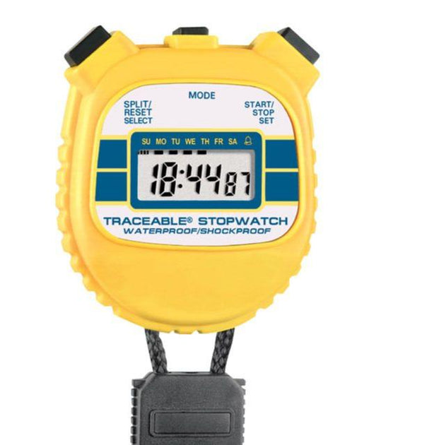 Traceable Waterproof/Shockproof Stopwatch - C6521 - 1 Each - MDL-BXTC6521