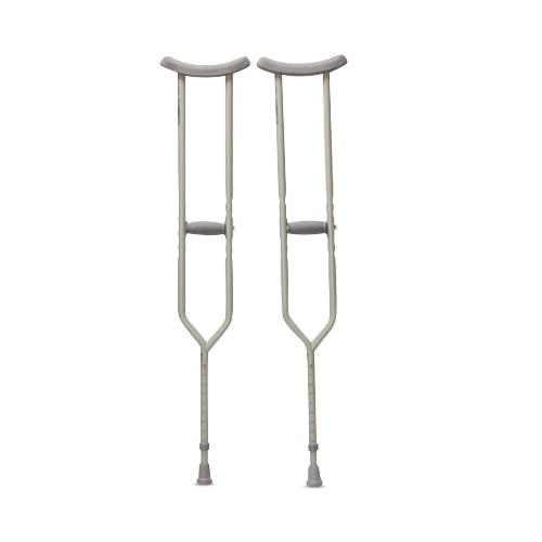 Cardinal Health Heavy-Duty Push Button Axillary Crutches CA801ADB - 4.0 Pair - MDL-BXTCA801ADB