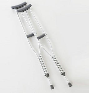 Cardinal Health Adjustable Aluminum Axillary Crutches CA901AD - 1.0 Pair