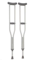 Cardinal Health Adjustable Aluminum Axillary Crutches CA901AD - 8.0 Pair