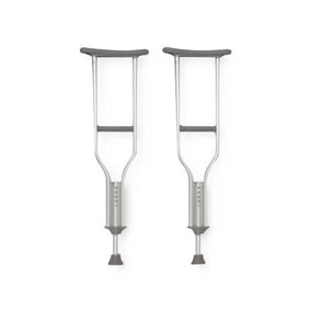Child Axillary Push-Button Aluminum Crutches - CA901CH - 8 Pair - MDL-BXTCA901CH