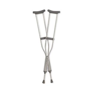 Cardinal Health Adjustable Aluminum Axillary Crutches CA901YTH - 8.0 Each - MDL-BXTCA901YTH