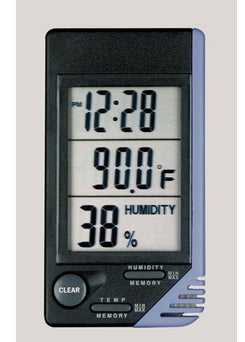Cardinal Health Digital Thermometer / Hygrometer CH2972 - 1.0 Each - MDL-BXTCH2972