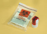 Zip Specimen Transp Bags w/Biohazrd Logo - CH6X9BIODB - 1000 Each - MDL-BXTCH6X9BIODB