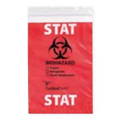 Zip Specimen Transp Bags w/Biohazrd Logo - CH6X9REDF - 1000 Each - MDL-BXTCH6X9REDF