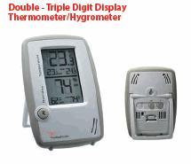 Cardinal Health Digital Thermometer / Hygrometer CH9506-3 - 1.0 Each