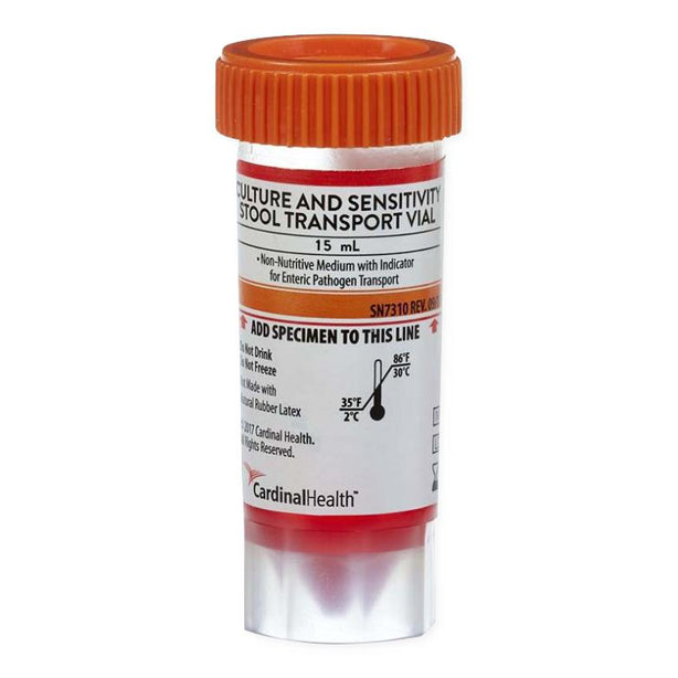 Fecal Specimen Transport Vials - CHB900612 - 6 Pack - MDL-BXTCHB900612