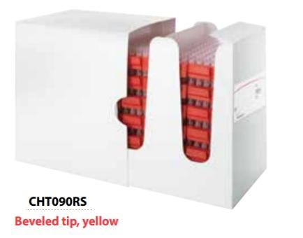 Cardinal Nonfiltered Beveled Rack Pipette Tips, Sterile, 200 uL - BXTCHT090RS