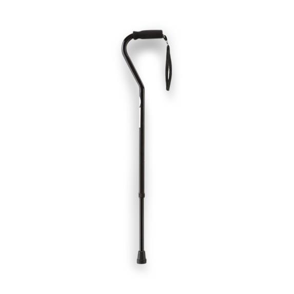 Cardinal Health Cardinal Single Offset Walking Cane with Push Button CNE0014 - 25.0 Each - MDL-BXTCNE0014