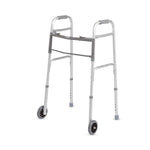 Cardinal 2-Button 25"-32" Two-Button Walker with 300-lb. Weight Capacity and 5" Single Wheels - CWAL0006 - 2 Each
