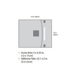 Cardinal Drapes and Ophthalmic Incise Pouch, Sterile, 19" x 15" - D1025 - 10 Each