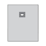 Cardinal Sterile Ophthalmology and Eent Surgical Drape, 33" x 51" with 3" x 2" Aperture - D1030 - 1 Each