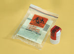 Zip Specimen Transp Bags w/Biohazrd Logo - CH6X9BIODB - 500 Each - MDL-BXTH6X9BIODBZ