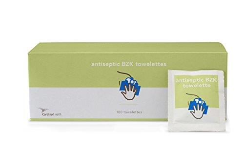 CARDINAL HEALTH Cardinal Antiseptic BZK Towelettes MW-ABZK 100 Each - MDL-BXTMWABZKZ