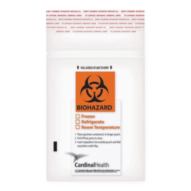 Cardinal Health Specimen Transport Biohazard Bags RF16X20B 250.0 Each-MDL-BXTRF16X20B