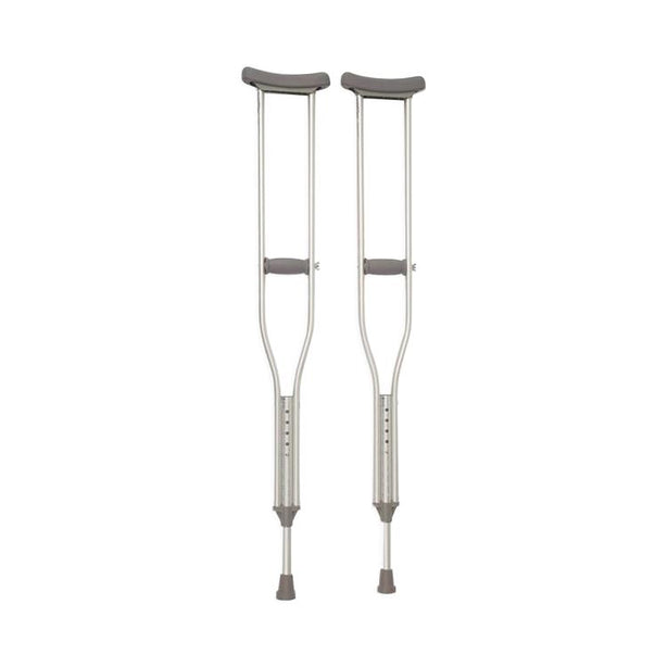 Cardinal Health Adjustable Aluminum Axillary Crutches VCA901AD - 1.0 Pair