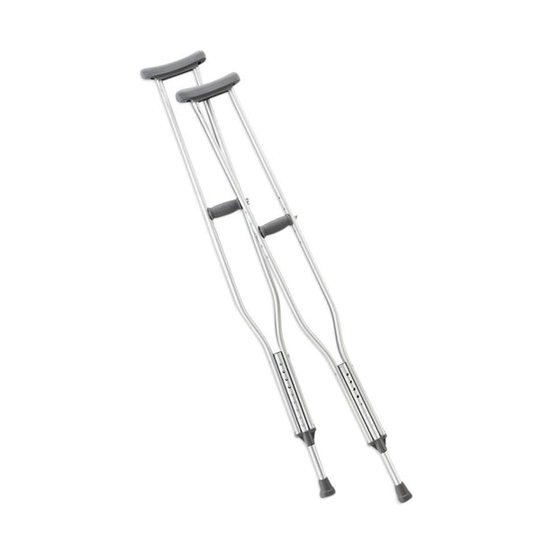 Cardinal Health Adjustable Aluminum Axillary Crutches VCA901AD - 8.0 Pair - MDL-BXTVCA901AD