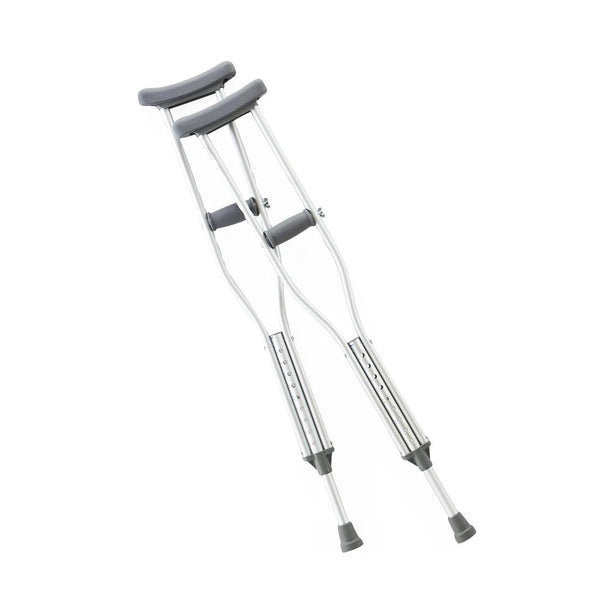 Cardinal Health Adjustable Aluminum Axillary Crutches VCA901YTH - 8.0 Pair - MDL-BXTVCA901YTH