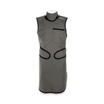 BARRIER TECHNOLOGIES Barrier Flex X-ray Apron with MagnaGuard Thyroid Collar BF-RTG-.5PBF-LG-CHAR 1 Each - MDL-BZTBFRTGLGCH