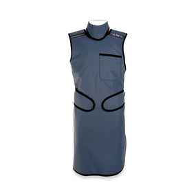 BARRIER TECHNOLOGIES Barrier Flex X-ray Apron with MagnaGuard Thyroid Collar BF-RTG-.5PBF-SM-NAVY 1 Each-MDL-BZTBFRTGSMN