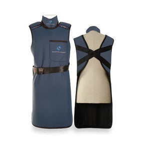 BARRIER TECHNOLOGIES Barrier Basic Frontal X-Ray Protective Aprons TBB-.5PBS-SM-NAVY 1 Each-MDL-BZTTBBSMN