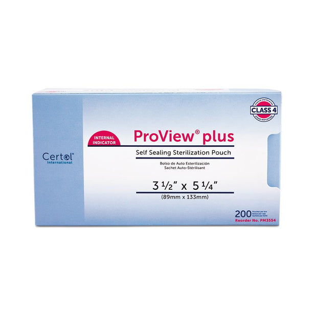 Certol International LLC ProView Plus Self Sealing Sterilization Pouches PM3554-1 - 1200.0 Each - MDL-C-TPM3554