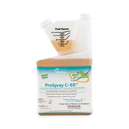 Certol International LLC ProSpray C-60 Concentrated Surface Disinfectant / Cleaner PSC60/32-1 - 12.0 Bottle