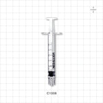 Medallion Syringe, Male Luer Lock, White - 3 ml - C1008
