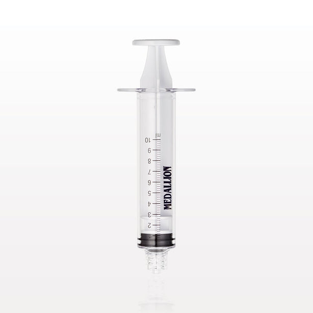 Medallion Syringe, Male Luer Lock, White - 10 ml - C1010