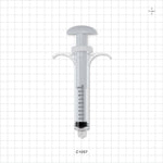Control Syringe, Palm Pad Plunger, Wing Grip, Male Luer Lock - 10 ml - C1057