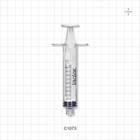 VacLok Negative Pressure Syringe, Male Luer Lock, White - 10 ml - C1073