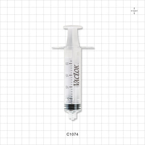 VacLok Negative Pressure Syringe, Male Luer Lock, White - 20 ml - C1074
