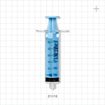 VacLok Negative Pressure Syringe, Male Luer Lock, Light Blue - 30 ml - C1115