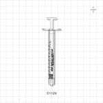 Medallion COP Syringe, Male Luer Lock, White; 192/Box - 1 ml - C1129
