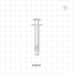 Syringe, Female Luer Lock - 1.2 ml - C2010