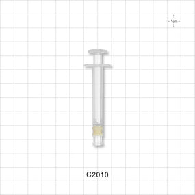 Syringe, Female Luer Lock - 1.2 ml - C2010