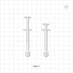 Syringe, Male Luer Lock, Zero Dead Space, Natural - 0.5 ml - C2011