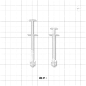 Syringe, Male Luer Lock, Zero Dead Space, Natural - 0.5 ml - C2011