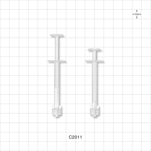 Syringe, Male Luer Lock, Zero Dead Space, Natural - 0.5 ml - C2011