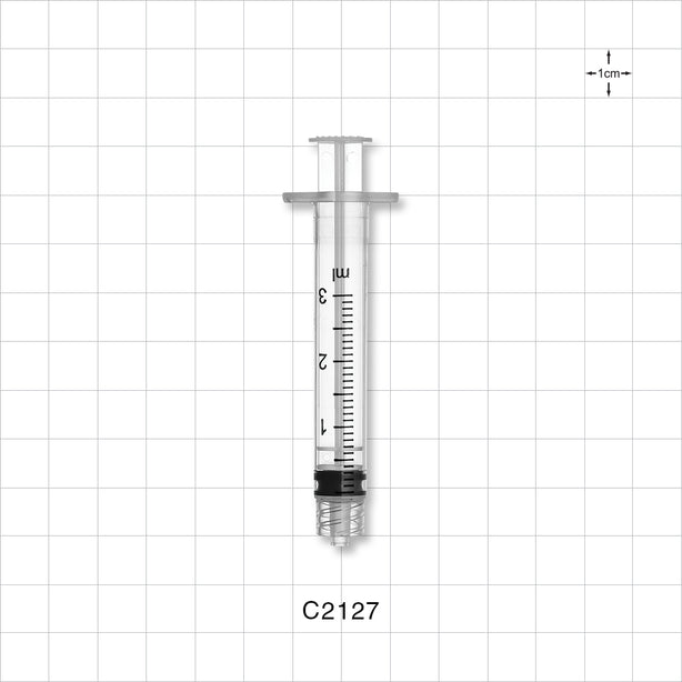 Control Stroke Syringe, Male Luer Lock - 1.25 ml - C2127