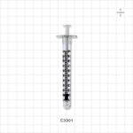 BD™ Syringe, Male Luer Lock - 1 ml - C3301