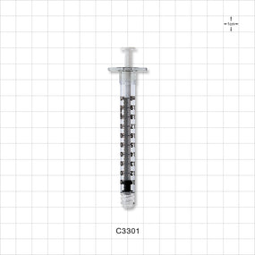 BD™ Syringe, Male Luer Lock - 1 ml - C3301