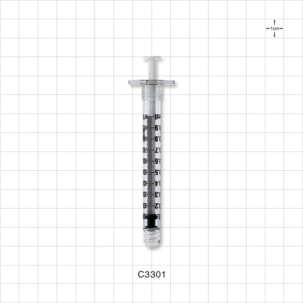 BD™ Syringe, Male Luer Lock - 1 ml - C3301
