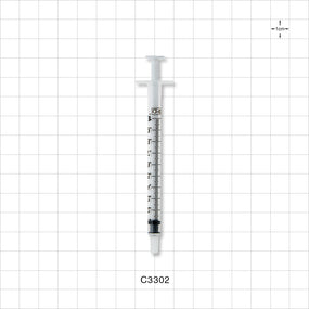 BD™ Syringe, Male Luer Slip - 1 ml - C3302