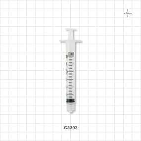 BD™ Syringe, Male Luer Lock - 3 ml - C3303