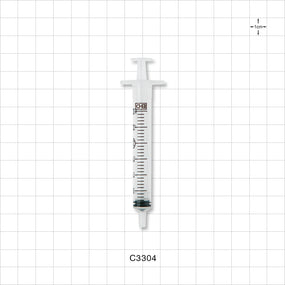 BD™ Syringe, Male Luer Slip - 3 ml - C3304