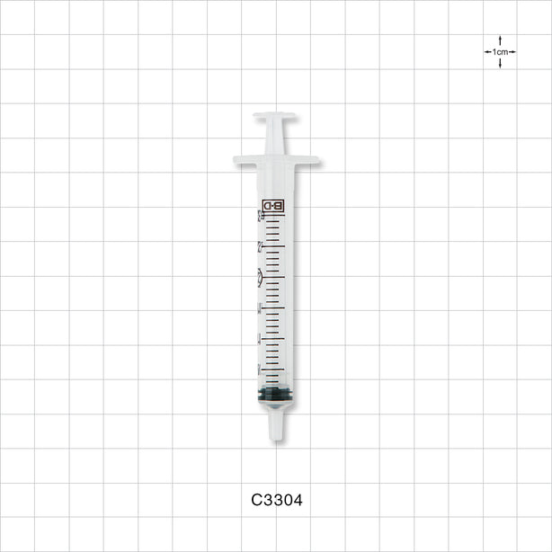 BD™ Syringe, Male Luer Slip - 3 ml - C3304