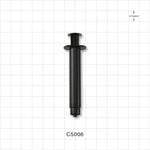 Syringe, Male Luer Lock, Zero Dead Space, Black - 3 ml - C5006