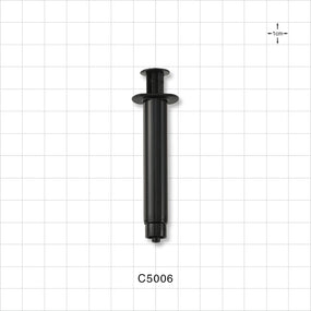 Syringe, Male Luer Lock, Zero Dead Space, Black - 3 ml - C5006
